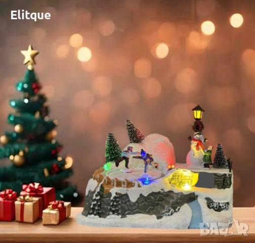 Светеща Коледна декорация с Дядо Коледа или Снежен човек – Празнична магия за вашия дом, снимка 2 - Други стоки за дома - 52832192