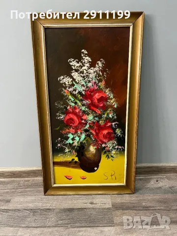 Маслена картина – цветя