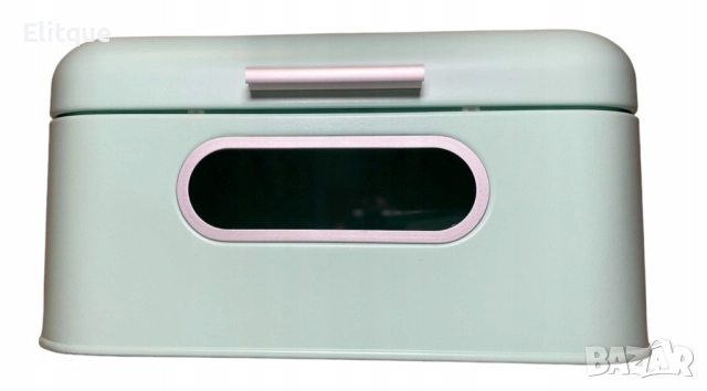 Стилна и практична кутия за хляб с прозорец Kitchen club, снимка 3 - Други - 52742652