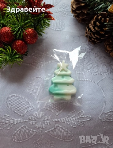 Бюджетни глицеринови сапунчета за Коледните празници, снимка 7 - Коледни подаръци - 52730197