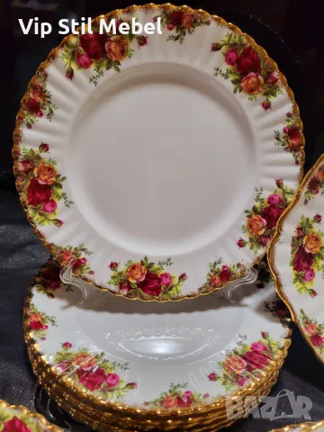 Сервиз за хранене Royal Albert,  Old County Rose , снимка 17 - Сервизи - 48952345