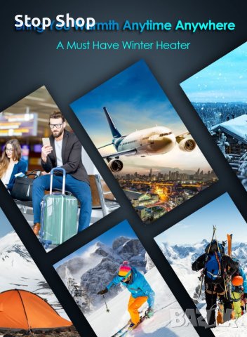 Акумулаторен нагревател за ръце,Power Bank 10000mAh, 15 часа издръжливост,цифров дисплей, снимка 5 - Друга електроника - 40007914