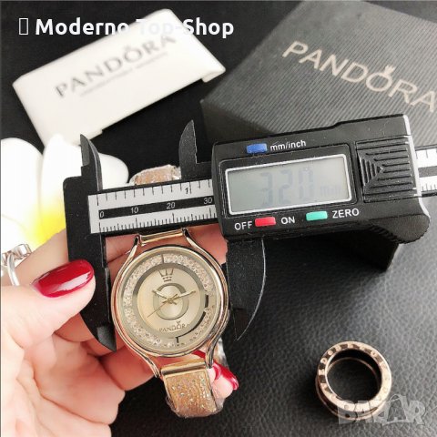 Луксозен дамски часовник Pandora / Пандора., снимка 9 - Дамски - 34202638