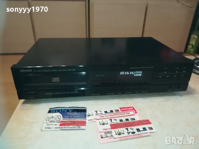 DENON DCD-580 CD PLAYER-MADE IN GERMANY 2710241012, снимка 2 - Ресийвъри, усилватели, смесителни пултове - 47733131