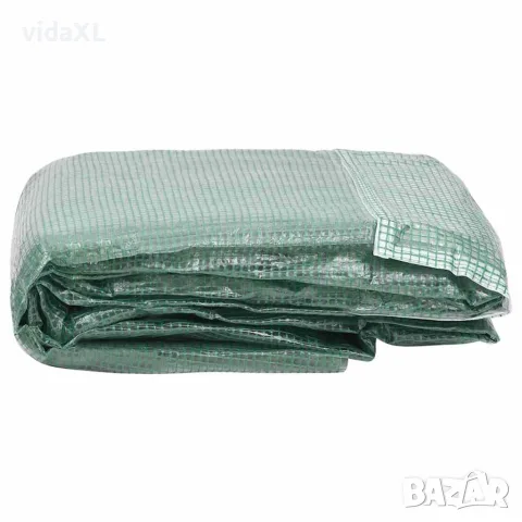 vidaXL Резервно покривало за парник (18 м²), 300x600x200 см, зелено, снимка 3 - Оранжерии - 56146622