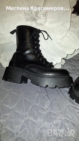 Боти/кубинки, снимка 6 - Дамски боти - 53260419