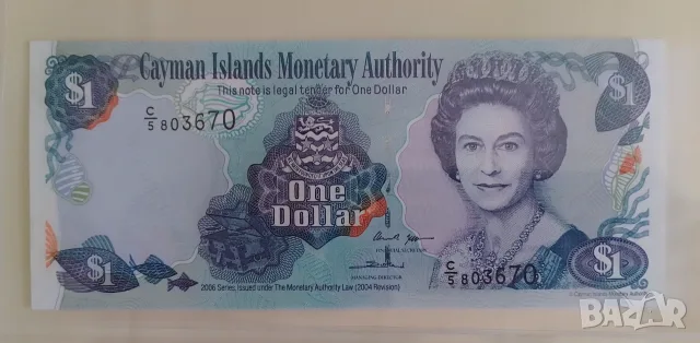 1 долар 2006 UNC Кайманови острови