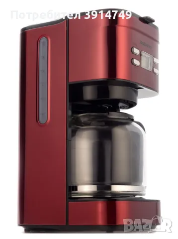 Кафемашина за шварц кафе, кана 1,5 л, таймер, 1000W, постоянен филтър, LCD дисплей, *НОВА*, снимка 4 - Кафемашини - 47545435