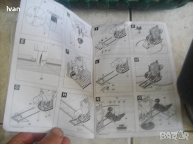 BOSCH POF 1300 ACE 1300 Вата ф8мм Оберфреза Голяма Бош ОТЛИЧНА Ход 50мм С Куфар, снимка 6 - Други инструменти - 40146608