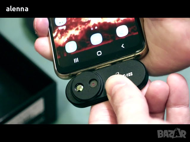 Външна термокамера HTI HT-102 термална камера за мобилни телефони Android/IOS, снимка 5 - Камери - 44679350