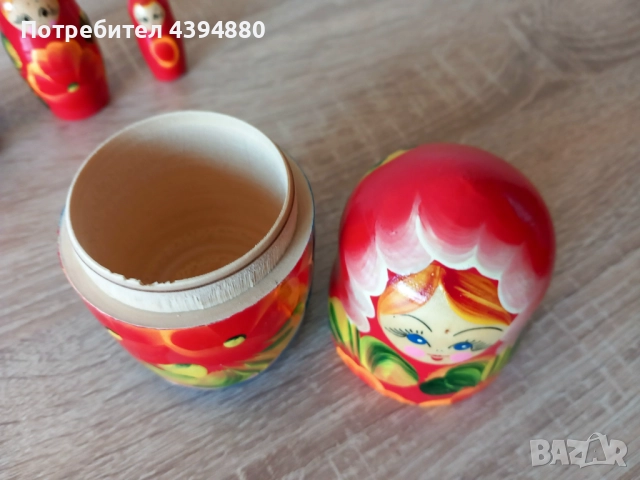 Комплект матрьошки, снимка 7 - Колекции - 52143221