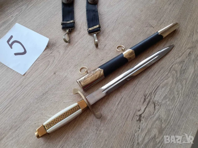 Кортик на Военноморския флот 5 обр.1951г., снимка 2 - Колекции - 42849454