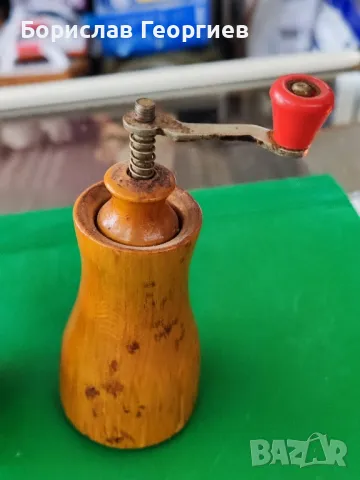 Стара мелница за черен пипер родина, снимка 4 - Антикварни и старинни предмети - 49858998