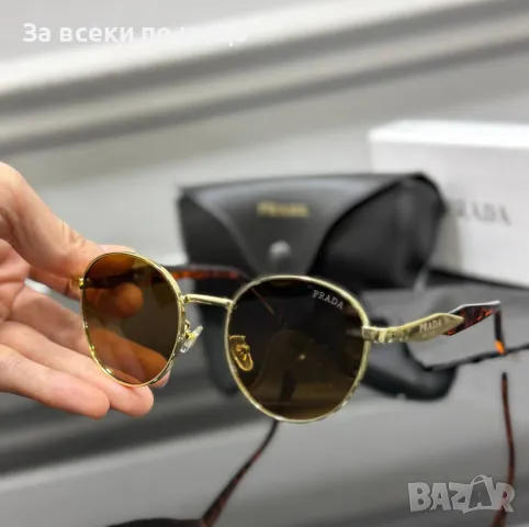 Prada Слънчеви Очила С UV400 Защита С ПОДАРЪК🎁Калъф Прада - Различни Цветове Код E86, снимка 3 - Слънчеви и диоптрични очила - 50230526