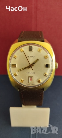 BETINA - швейцарски, механичен, 20 микрона позлата