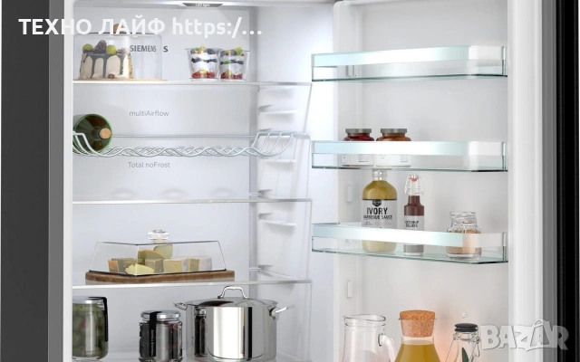 Хладилник с Фризер Siemens iQ300 KG39N2XAG, Total NoFrost, висок 203см , снимка 9 - Хладилници - 53862302