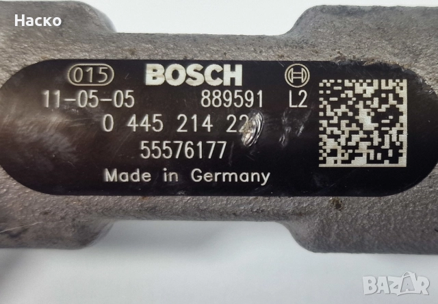 Горивна Рейка Датчик Налягане Опел Инсигниа Opel Insignia 2.0 CDTI 2008-2017 0281006158 0445214221, снимка 5 - Части - 52726953