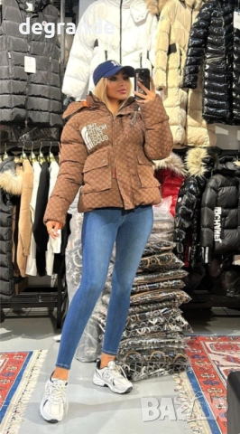 Хитов модел Дамско зимно яке GUCCI x THE NORTH FACE