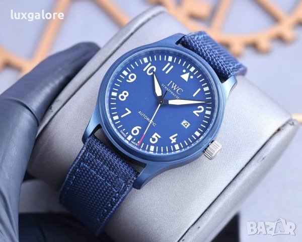 Мъжки часовник IWC Pilot's Laureus Sport for Good с автоматичен механизъм, снимка 5 - Мъжки - 41892430