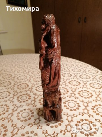 Оригинална дървена статуетка на богиня от индийската митология, снимка 6 - Статуетки - 33998633