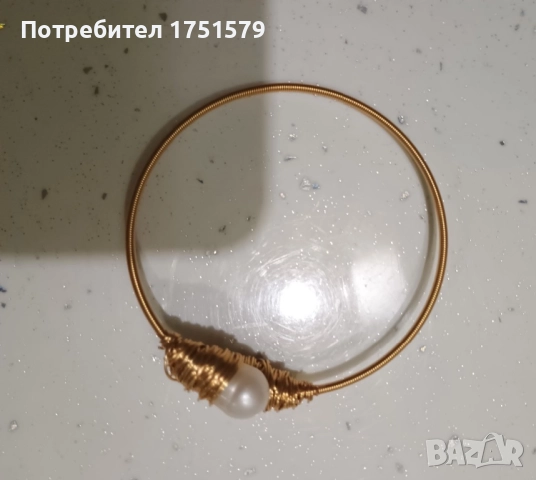 Нова гривна т естествени перли, снимка 5 - Гривни - 52145503