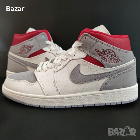 Нови Оригинални Обувки Размер 41 Nike Air Jordan 1 Mid Past Present Future Маратонки Кецове Shoes 