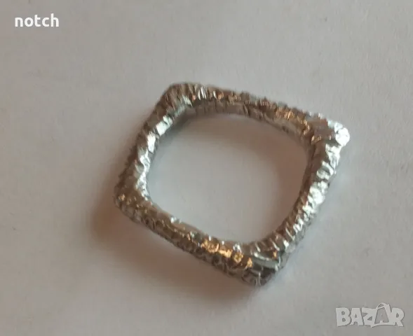 Сребърен пръстен, снимка 2 - Пръстени - 49973430