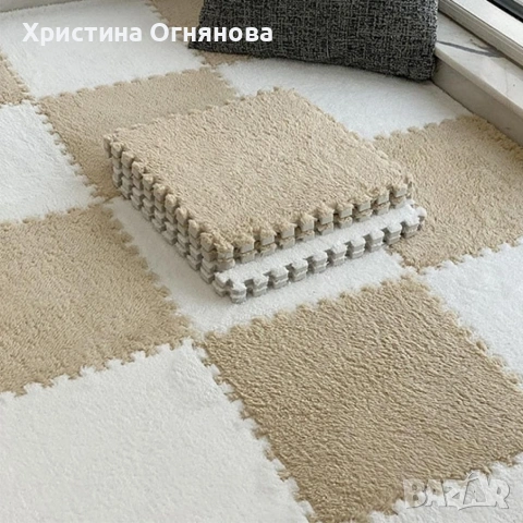 Мек килим пъзел от 10 части 1кв .м, снимка 3 - Други - 53839191