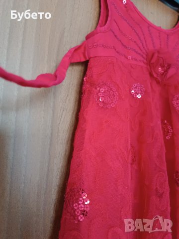 Рокля с пайети, снимка 4 - Детски рокли и поли - 41692789