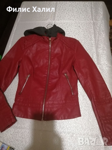 Дамско ново кожено яке, снимка 1