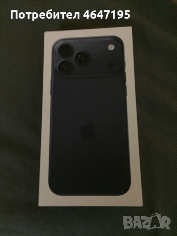 iPhone 17 Pro Max / 256 GB / Deep blue (чисто нов, неразопакован)