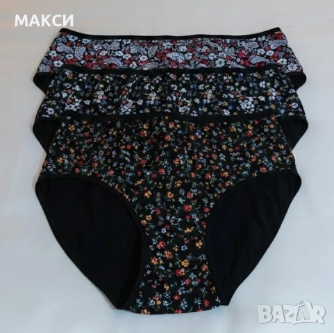 Памучни еластични бикини в различни разцветки, снимка 3 - Бельо - 53541524