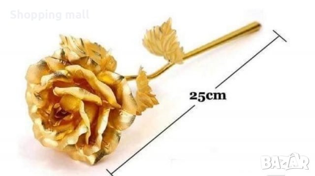 24K Gold Rose Златна роза Луксозен подарък за Св. Валентин , 8-ми март, снимка 5 - Романтични подаръци - 39624277