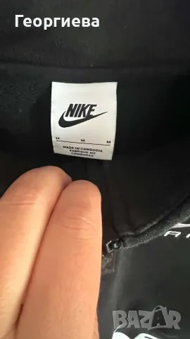 Дамска блуза Nike NSW AIR FLC TOP BLACK, снимка 7 - Суичъри - 55873722