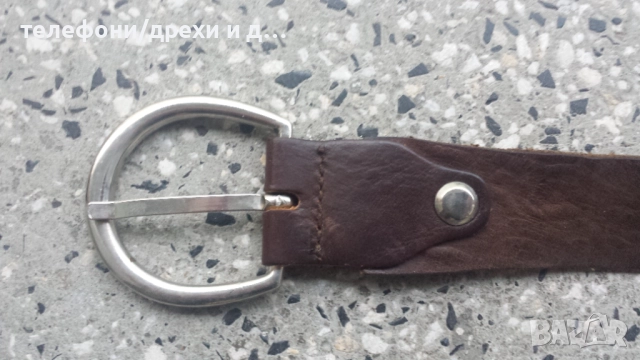 Кафяв кожен колан Red Star в отлично състояние (105 см), снимка 2 - Други - 51678350