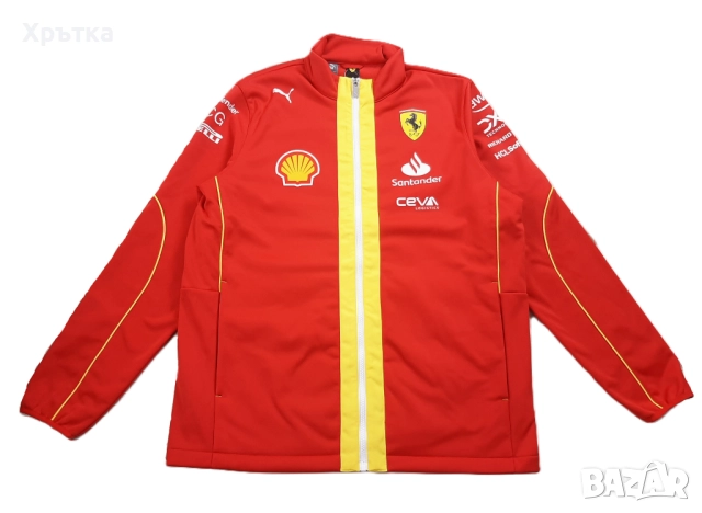 Puma Scuderia Ferrari F1 Team Softshell - Оригинално мъжко яке, снимка 5 - Якета - 52666677