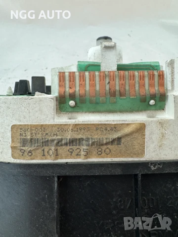 Табло Километраж за Peugeot 306 (7A, 7C, N3, N5) 1.6 96 101 925 80, 9610192580, снимка 4 - Части - 51392223