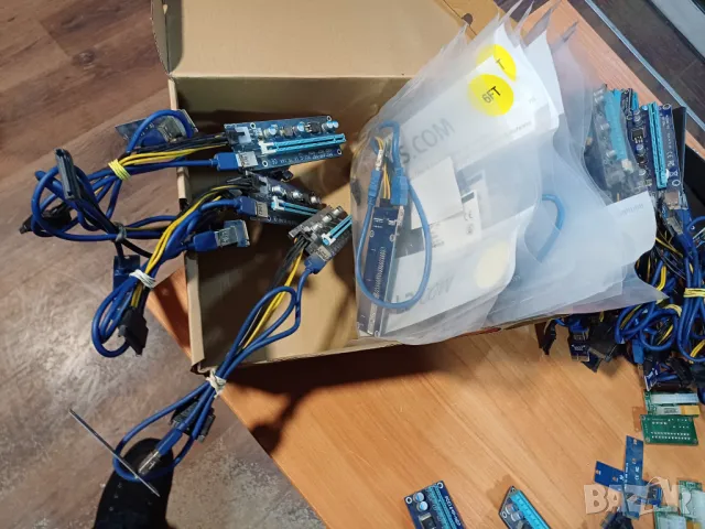 PCI - Е Extender екстендер Riser удължител за видео карти за копачки или друго, снимка 7 - Кабели и адаптери - 48786827