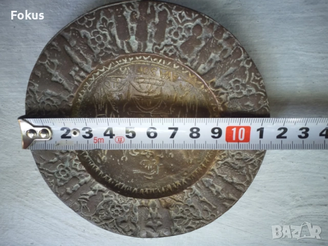 БРОНЗОВА ЧИНИЯ ЗА СТЕНА ЦЪРКВАТА СВЕТА СОФИЯ В ИСТАНБУЛ, снимка 6 - Антикварни и старинни предмети - 53512846