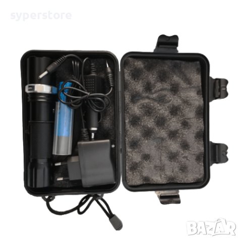 Фенер ръчен мощен Digital One SP00854 BTL-800 с презареждаема батерия, 2 режима зареждане от контакт, снимка 2 - Друга електроника - 41738708