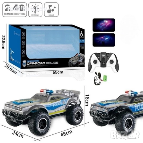 Полицейски джип OFF-ROAD POLICE, снимка 6 - Коли, камиони, мотори, писти - 52217326