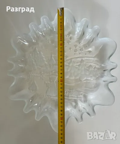 Кристално коледно плато Mikasa , Christmas Story, снимка 6 - Други - 47870176