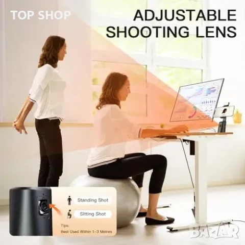 Нов Стабилизатор за телефон с AI проследяване и 360° ротация Телефонен статив, снимка 7 - Чанти, стативи, аксесоари - 49530508