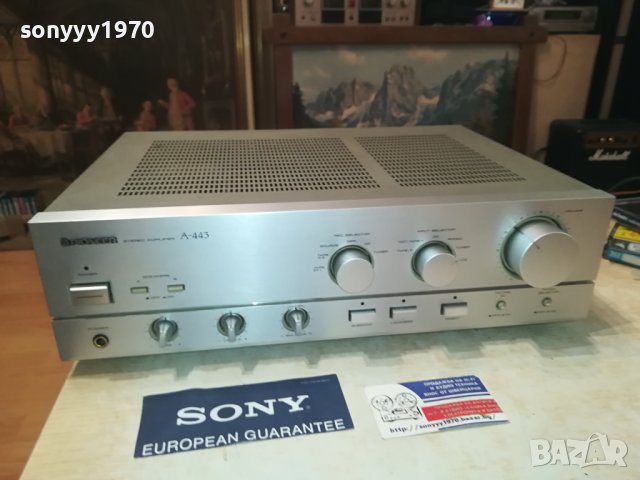 PIONEER-550WATTS AMPLIFIER MADE IN JAPAN 1209231554L2EWC, снимка 3 - Ресийвъри, усилватели, смесителни пултове - 42166267