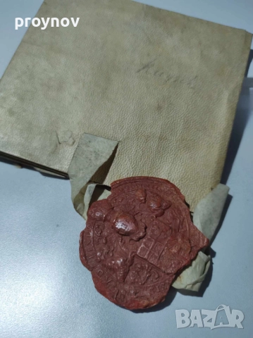 Много стар документ на пергамент 1689г., снимка 2 - Антикварни и старинни предмети - 52145799