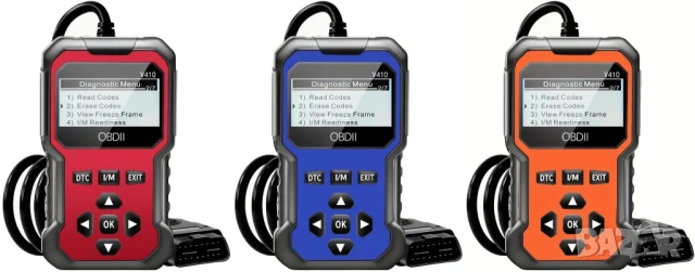 Full OBD2 EOBD автомобилен диагностичен кодочетец V410 