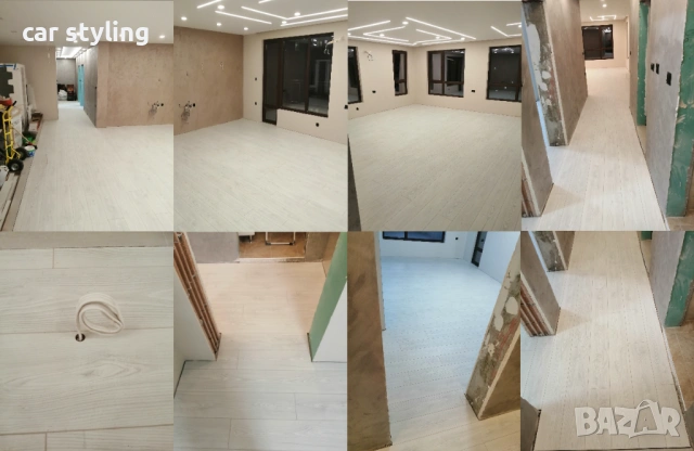 Монтаж на ламинат (ламиниран паркет) винил, первази, подложка XPS, снимка 14 - Монтажи - 47624965