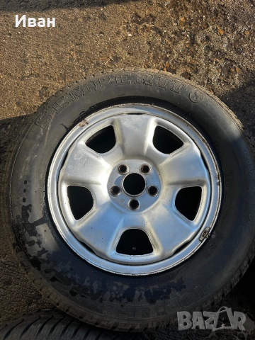 Джанти Subaru Forester 5x100 15 ЦОЛА, снимка 5 - Гуми и джанти - 52913282