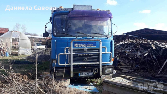 MAN Самосвал с кран