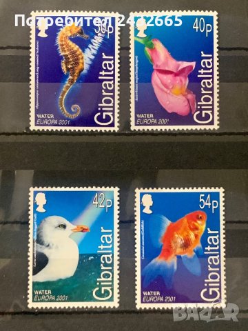 626. Гибралтар 1999 =  “ Фауна. EUROPA stamps : Water. ”,**,MNH